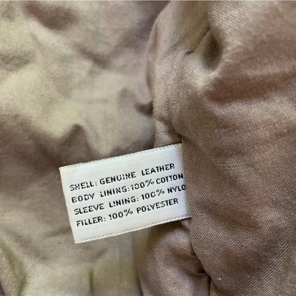 Vintage Rustic Heavy Leather Brown New Zealand  Outback Bomber Jacket Size Large - Picture 9 of 15